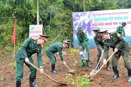 Bộ tư lệnh Bảo vệ Lăng Chủ tịch Hồ Chí Minh phát động Tết trồng cây