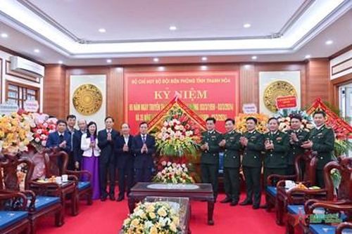 Phó bí thư Thường trực Tỉnh ủy Thanh Hóa thăm, chúc mừng Bộ Chỉ huy Bộ đội Biên phòng tỉnh