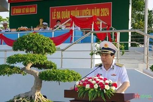 Lữ đoàn 167, Vùng 2 Hải quân ra quân huấn luyện năm 2024