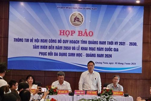 Ngày 16/3, công bố quy hoạch tỉnh Quảng Nam thời kỳ 2021 - 2030