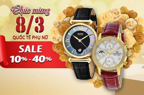 Gợi ý quà tặng đồng hồ cho phụ nữ dịp 8/3