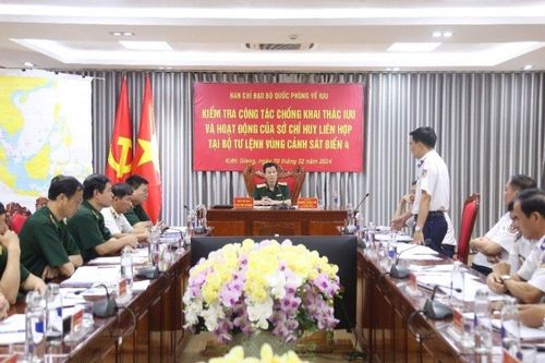 Bộ Quốc phòng kiểm tra Sở Chỉ huy liên hợp chống khai thác IUU