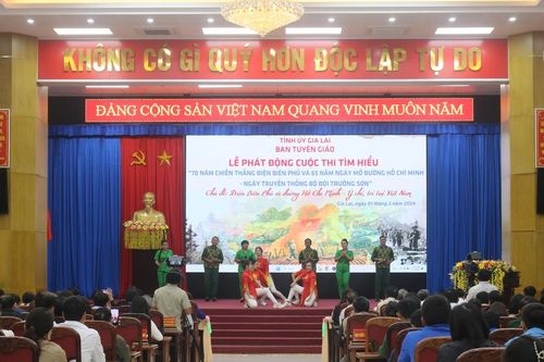 Gia Lai: Phát động cuộc thi với chủ đề 'Điện Biên Phủ và đường Hồ Chí Minh-Ý chí, trí tuệ Việt Nam'
