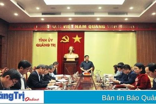 Thường trực Tỉnh ủy làm việc với Ủy ban Kiểm tra Tỉnh ủy