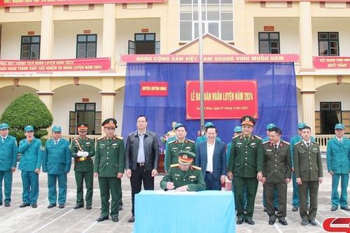Quỳnh Nhai ra quân huấn luyện năm 2024