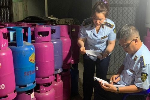 Bình Định: Phát hiện, thu giữ 508 chai LPG không có hóa đơn chứng từ