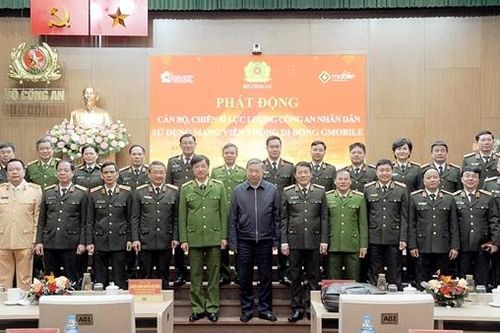 Phát động CBCS CAND sử dụng mạng viễn thông di động Gtel Mobile