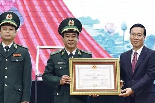 Chủ tịch nước Võ Văn Thưởng dự Lễ kỷ niệm 65 năm Ngày truyền thống Bộ đội Biên phòng
