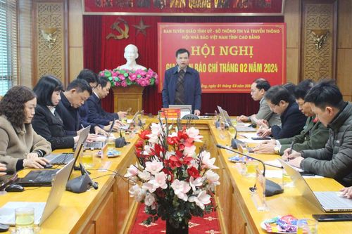 Giao ban báo chí tháng 2/2024