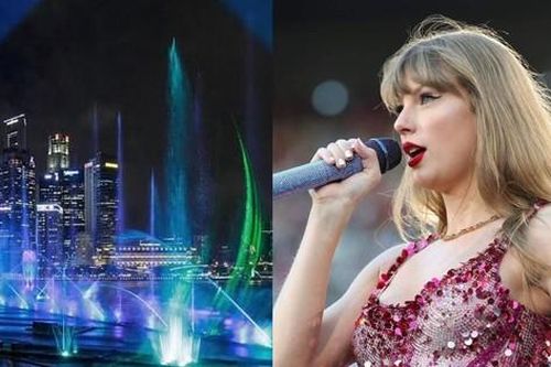 Hàng ngàn Swifties đổ xô đi xem biểu diễn nhạc nước của Taylor Swift giá 0 đồng