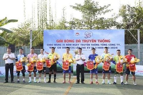 Tổng công ty Tân cảng Sài Gòn tổ chức giải bóng đá truyền thống lần thứ XV