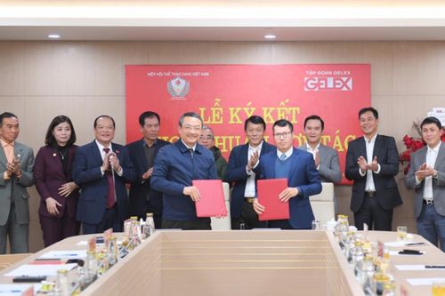 Hiệp hội Thể thao CAND ký thỏa thuận hợp tác với Tập đoàn GELEX