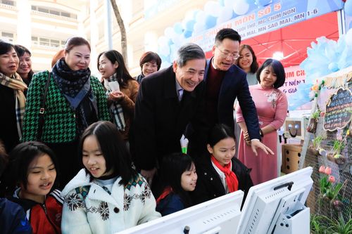 Quận Ba Đình (Hà Nội) đẩy mạnh chuyển đổi số hướng tới trường học thông minh