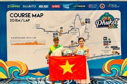 Nguyễn Văn Long, Lại Thị Xuân Hương vô địch cả nam lẫn nữ Phuket 100K Ultra Marathon 2024 tại Thái Lan