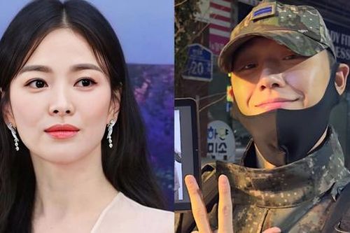 Hai triệu khán giả xem người tình màn ảnh của Song Hye Kyo đăng ảnh trong quân đội