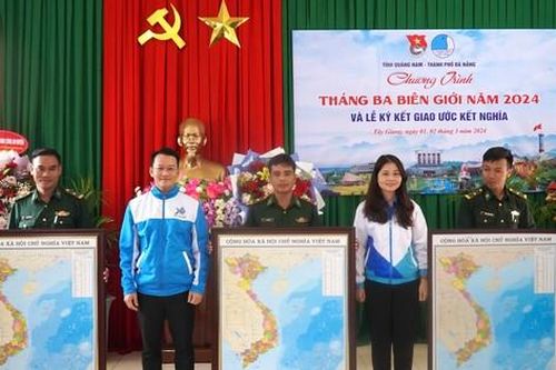 Nhiều hoạt động ý nghĩa trong chương trình Tháng Ba biên giới của tuổi trẻ Quảng Nam-Đà Nẵng