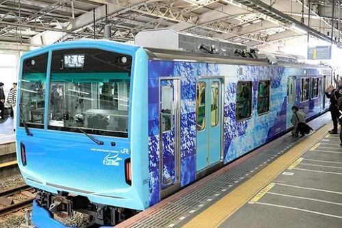 Nhật Bản lần đầu tiên chạy thử tàu hydro trên tuyến đường thực tế