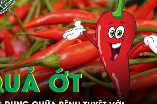 Tác dụng chữa bệnh của quả ớt