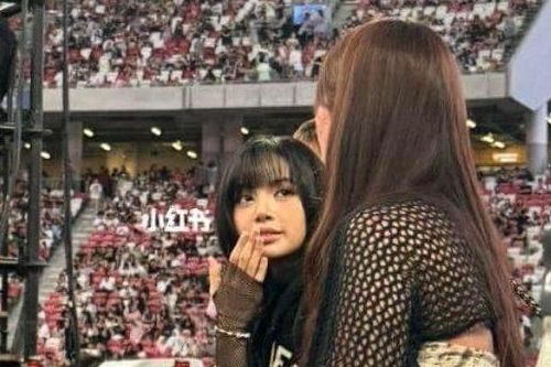 Lisa mặc áo của thương hiệu Việt khi tới xem Taylor Swift biểu diễn