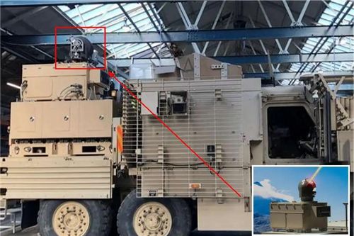 Anh thử nghiệm thành công vũ khí laser trên xe bọc thép Wolfhound