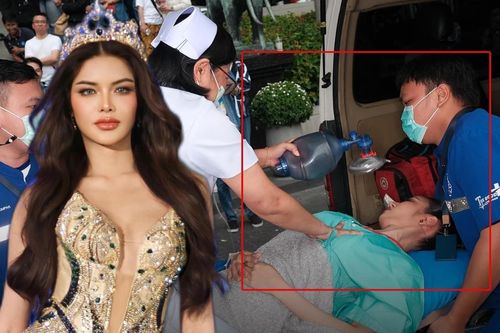 Thí sinh nhập cuộc Miss Grand Thailand bằng xe cứu thương