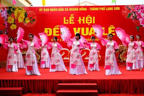 Khai mạc lễ hội đền Vua Lê, xã Hoàng Đồng, thành phố Lạng Sơn