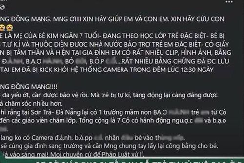 Chiều 3/3: Bóc trần sự thật trường chuyên biệt bị tố dạy dỗ trẻ thô bạo ở Đà Nẵng hoạt động chui