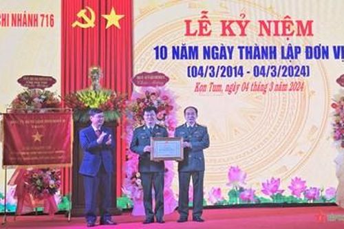 Chi nhánh 716 (Binh đoàn 15) kỷ niệm 10 năm Ngày thành lập