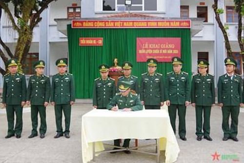 Bộ đội Biên phòng tỉnh Điện Biên khai giảng huấn luyện chiến sĩ mới năm 2024