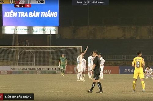 Trưởng ban trọng tài: 'Bàn thắng của Nam Định không vấn đề'