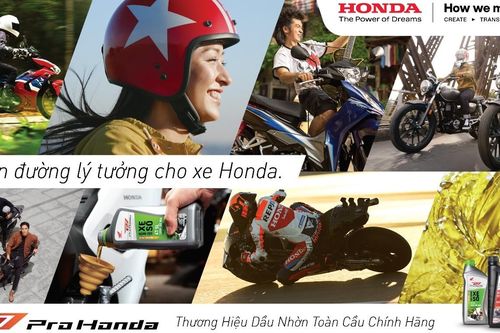 Honda Việt Nam ra mắt thương hiệu dầu nhờn toàn cầu Pro Honda
