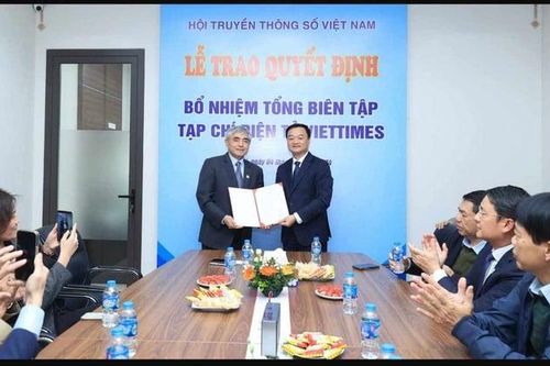 Bổ nhiệm ông Nguyễn Bá Kiên làm Tổng biên tập Tạp chí điện tử Viettimes