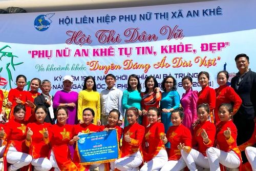 Hơn 400 phụ nữ An Khê tham gia hội thi dân vũ