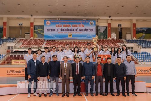 Chung kết và trao thưởng Giải Bóng chuyền Cúp Hoa Lư - Bình Điền năm 2024