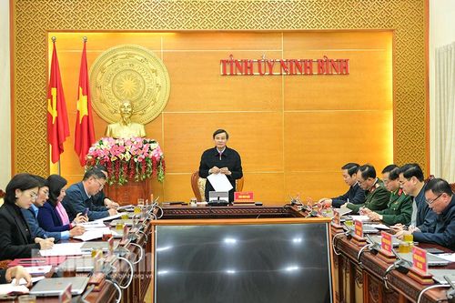 Thường trực Tỉnh ủy triển khai nhiệm vụ công tác tháng 3