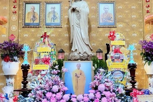 Lễ húy nhật Trưởng lão Hòa thượng Thích Thái Không và hiệp kỵ chư vị Tổ sư tại chùa Lưỡng Xuyên
