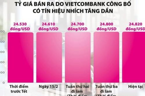 Tỷ giá nhích tăng, nhưng chưa đáng lo ngại