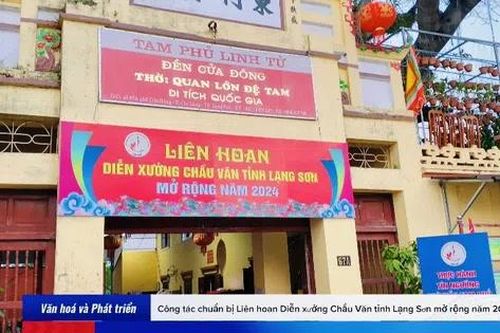 Hoàn tất chuẩn bị Chương trình 'Liên hoan Diễn xướng Chầu Văn tỉnh Lạng Sơn mở rộng' năm 2024