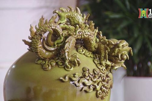 Độc đáo 100 tác phẩm gốm phù điêu 'Vũ điệu Bách Long'