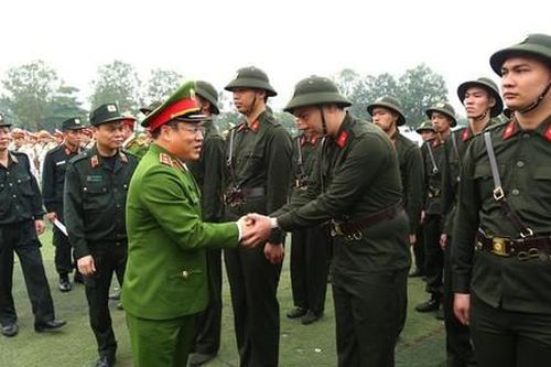 Hơn 16.000 chiến sỹ mới bước vào khóa huấn luyện tại Bộ Tư lệnh CSCĐ