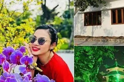 Việt Trinh để lộ cơ ngơi mới, đẹp như resort ở Bình Dương, khu vườn tựa chốn bồng lai tiên cảnh
