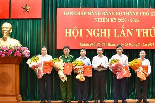 Bổ sung 5 nhân sự tham gia Ban Chấp hành Đảng bộ Thành phố Hồ Chí Minh, nhiệm kỳ 2020-2025