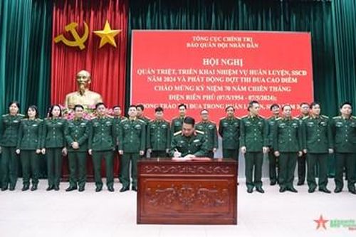 Báo Quân đội nhân dân phát động thi đua cao điểm chào mừng kỷ niệm 70 năm Chiến thắng Điện Biên Phủ
