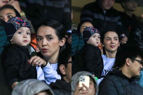 Vợ thủ môn Filip Nguyễn, nhan sắc mẹ một con 'không đùa được đâu'