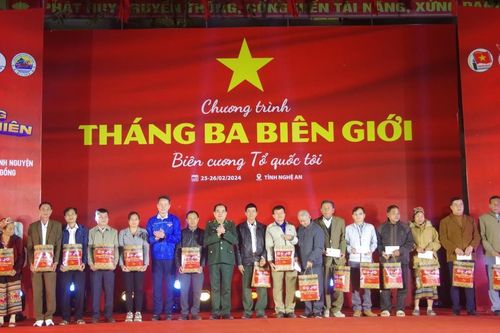 Góp sức tri ân cán bộ, chiến sĩ Biên phòng và nhân dân biên giới