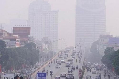 Sương mù dày đặc, Hà Nội đứng đầu thế giới về ô nhiễm không khí