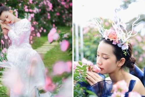 'Hóa thân thành công chúa' giữa vườn hồng 6.000m2 ở ngoại thành Hà Nội