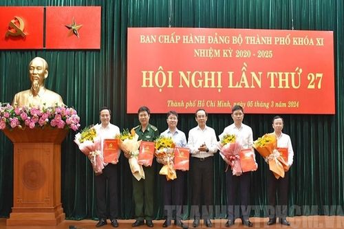 Đồng chí Nguyễn Đức Thái được chỉ định tham gia Ban Chấp hành Đảng bộ TP HCM