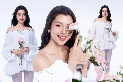 Á hậu Hoàn vũ Việt Nam Hoàng Nhung khoe nhan sắc yêu kiều trong bộ ảnh đón sinh nhật tuổi 28