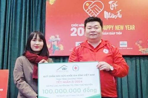 Quỹ Chăm sóc sức khỏe gia đình Việt Nam 'gieo yêu thương' với hoạt động thiện nguyện đầu năm